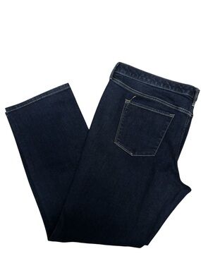 Mossimo Jeans Women 16R Dark Wash Straight Leg Mid Rise Super Stretch Denim